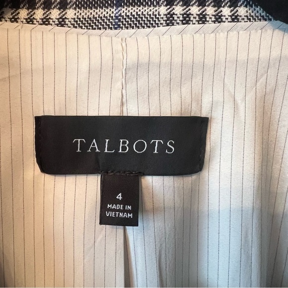 Talbots Blazer Cotton Blend Gray 4 Suits Academia Preppy
Plaid Blazer - Picture 9 of 11